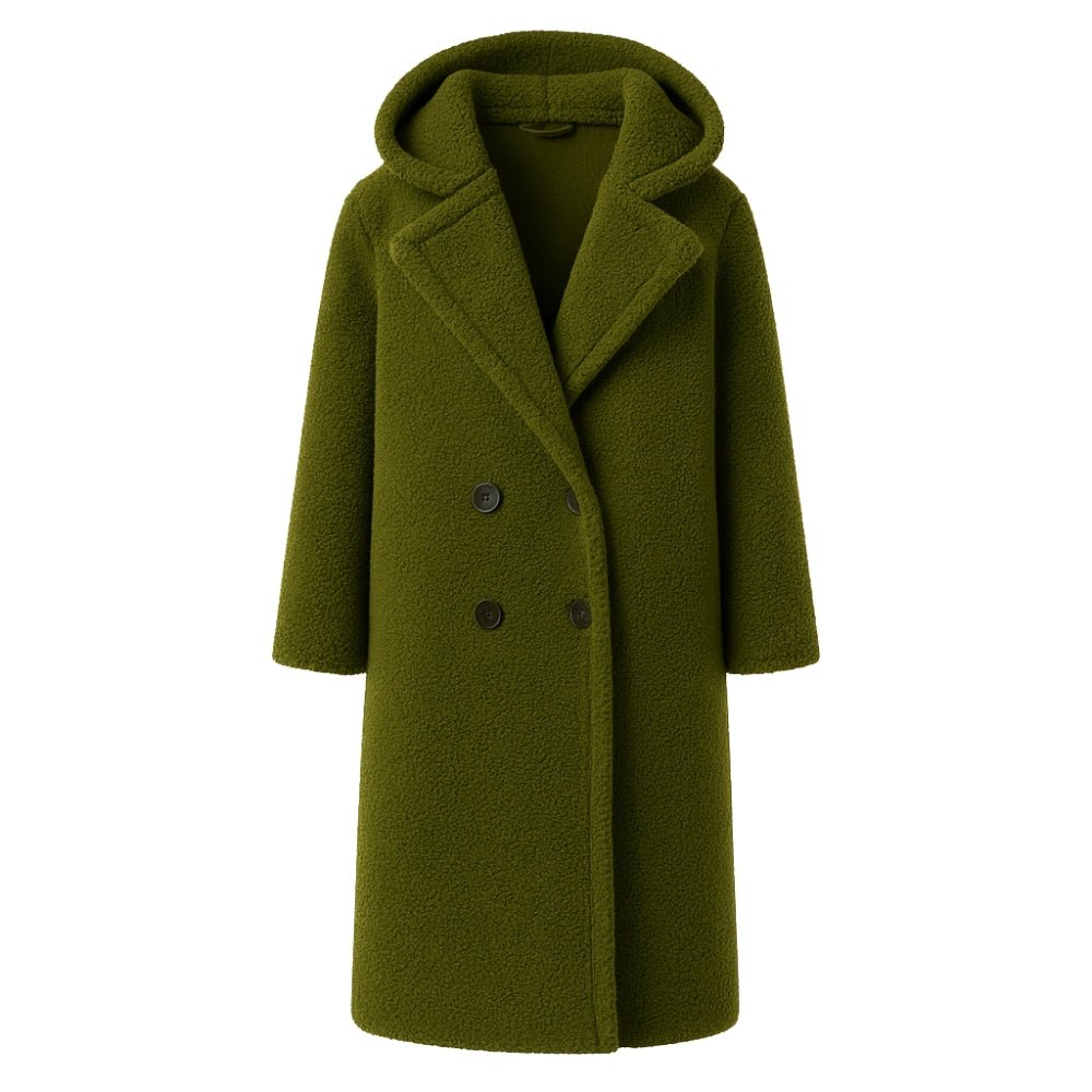 Elowen | Hooded Teddy Oversized Coat