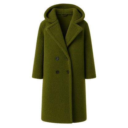Elowen | Hooded Teddy Oversized Coat