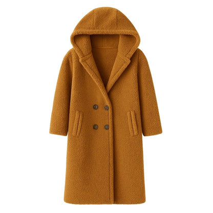 Elowen | Hooded Teddy Oversized Coat
