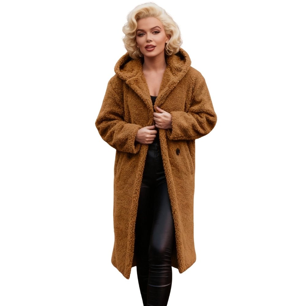 Elowen | Hooded Teddy Oversized Coat