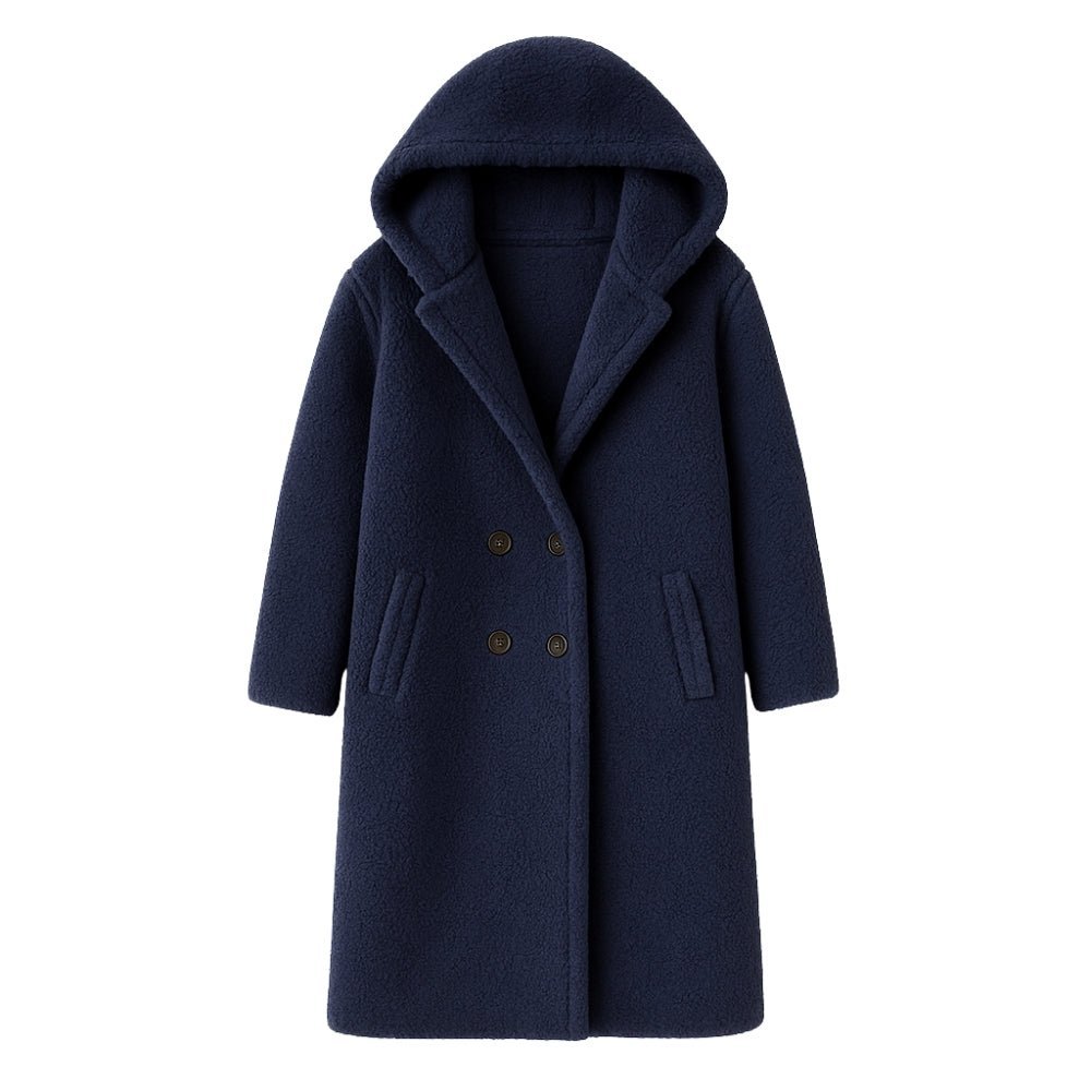 Elowen | Hooded Teddy Oversized Coat