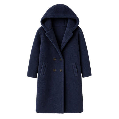 Elowen | Hooded Teddy Oversized Coat