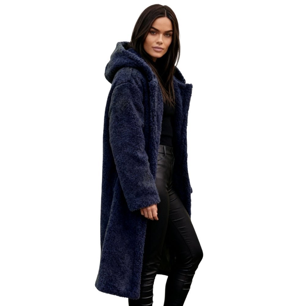 Elowen | Hooded Teddy Oversized Coat