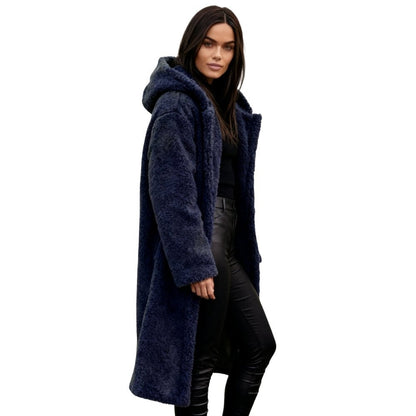 Elowen | Hooded Teddy Oversized Coat