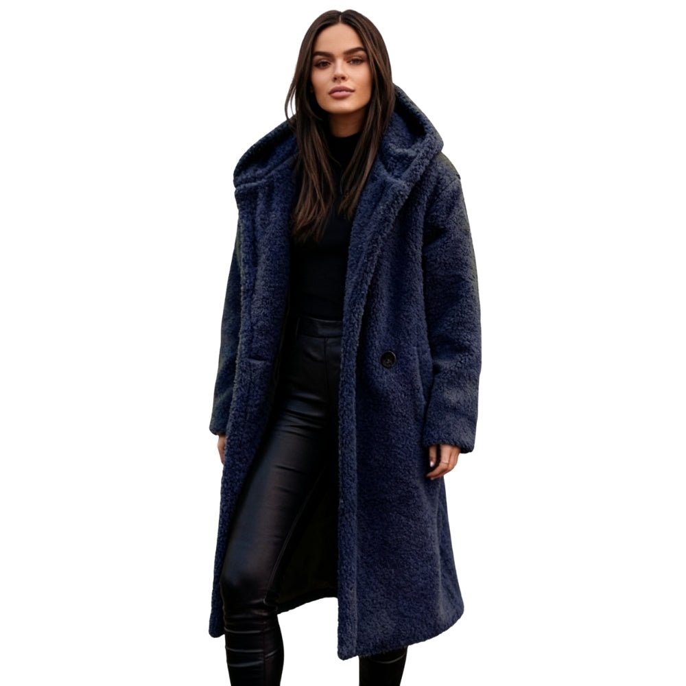 Elowen | Hooded Teddy Oversized Coat