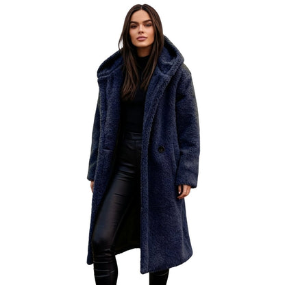 Elowen | Hooded Teddy Oversized Coat