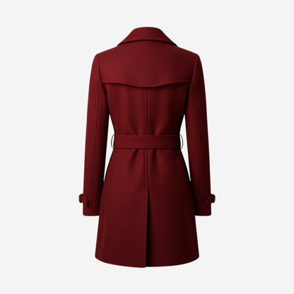 Valentina | Double Breasted Wool Trench Coat