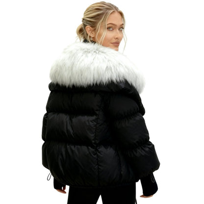 Aurelia | Duck Down Puffer Coat Fur Collar