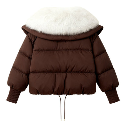 Aurelia | Duck Down Puffer Coat Fur Collar