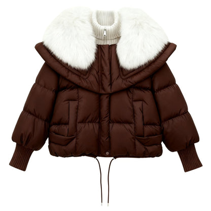 Aurelia | Duck Down Puffer Coat Fur Collar