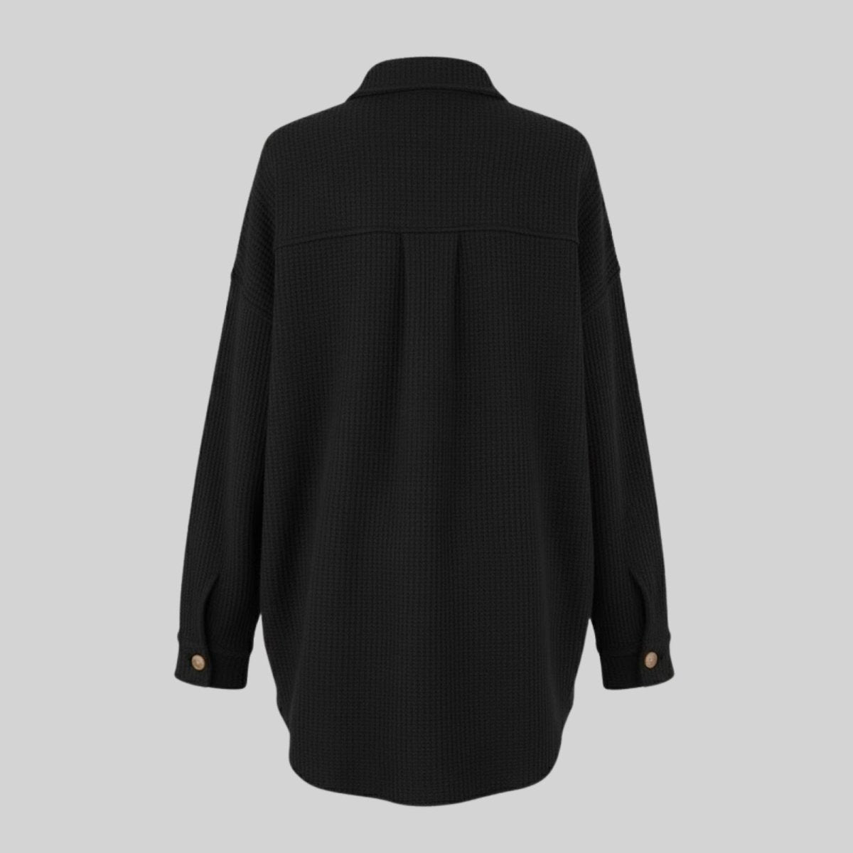 Donelle | Waffle Knit Shacket Relaxed Fit