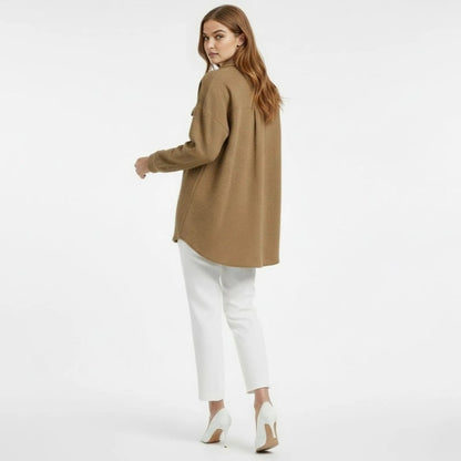 Donelle | Waffle Knit Shacket Relaxed Fit