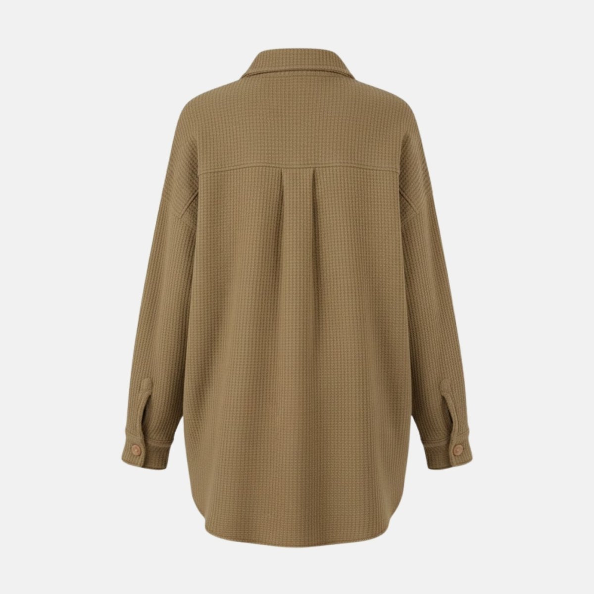 Donelle | Waffle Knit Shacket Relaxed Fit