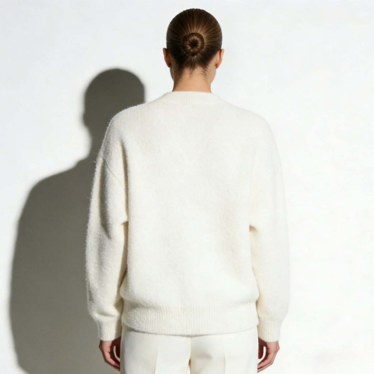 Elaris | Oversized Mohair Knit Cardigan
