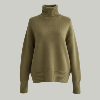 Averelle | Oversized Cashmere Turtleneck Sweater