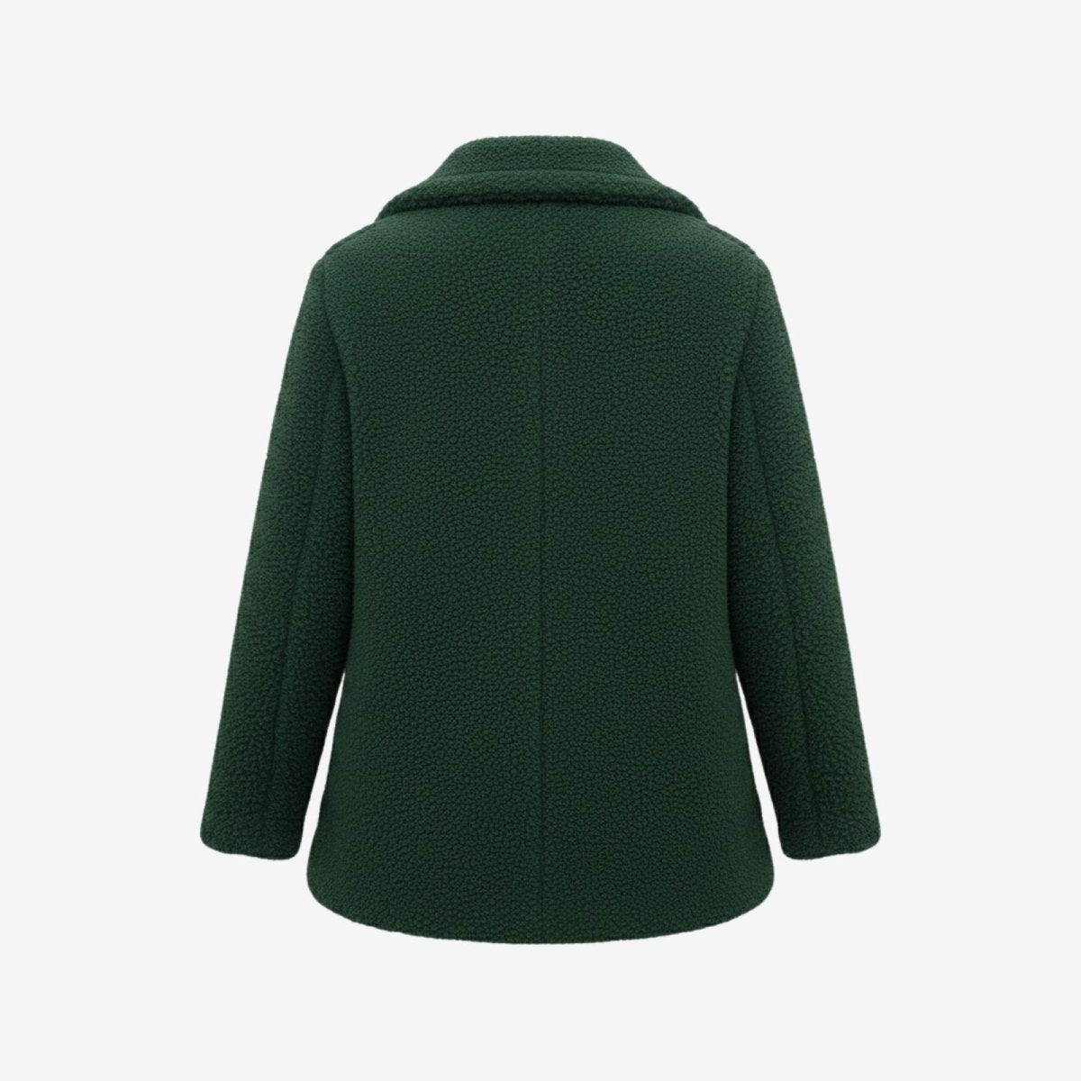 Claire | Double Breasted Bouclé Teddy Coat