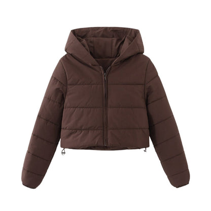 Inaya | Hooded Cropped Puffer Jacket