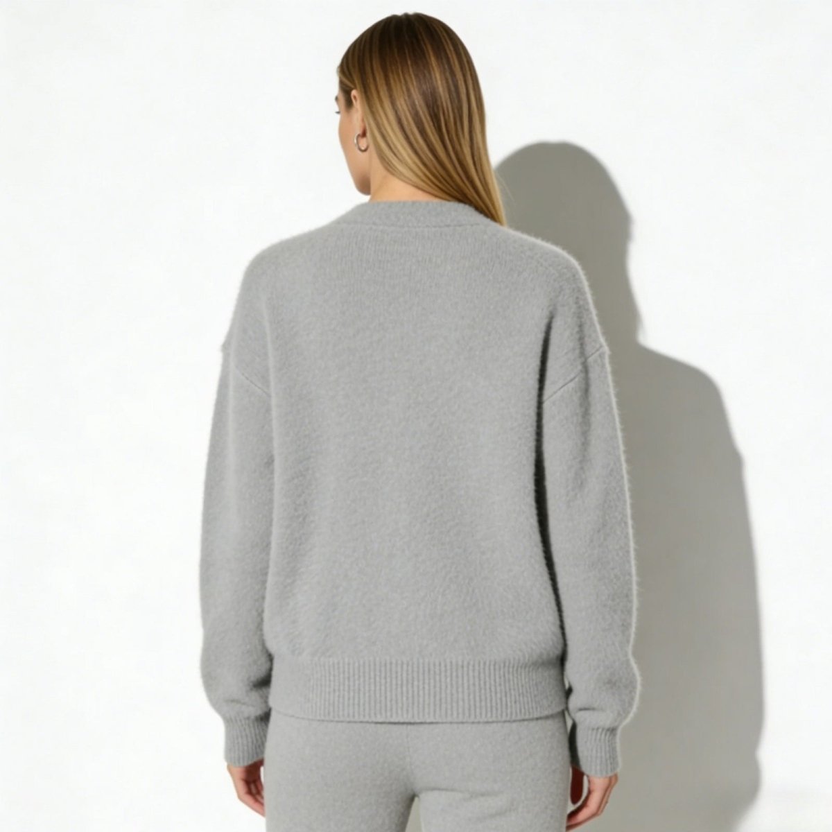 Elaris | Oversized Mohair Knit Cardigan