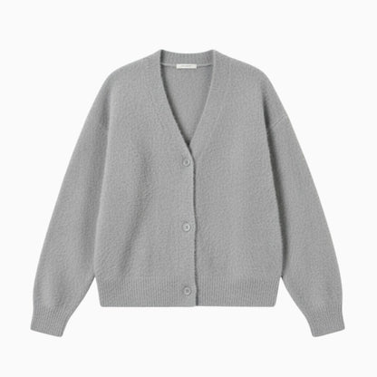 Elaris | Oversized Mohair Knit Cardigan