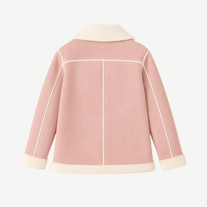 Cosette | Faux Shearling Aviator Jacket
