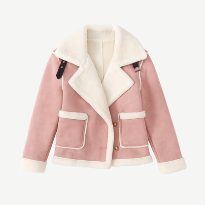 Cosette | Faux Shearling Aviator Jacket