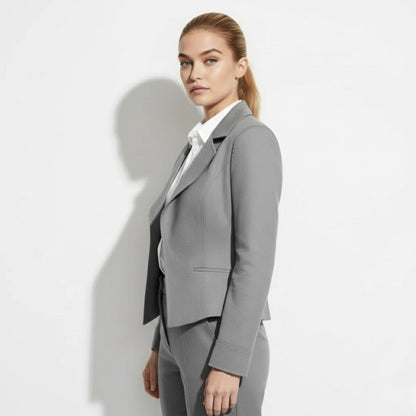 Aurore | Sculpted Notched Lapel Blazer
