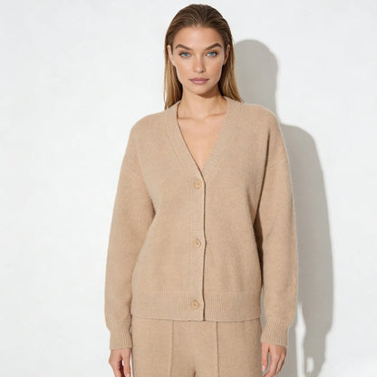 Elaris | Oversized Mohair Knit Cardigan