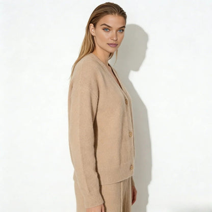 Elaris | Oversized Mohair Knit Cardigan