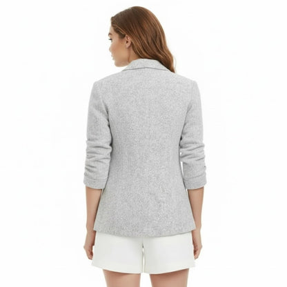 Margot | Open Front Shawl Collar Knit Blazer