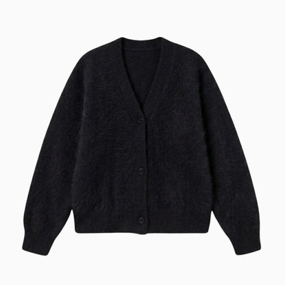 Elaris | Oversized Mohair Knit Cardigan