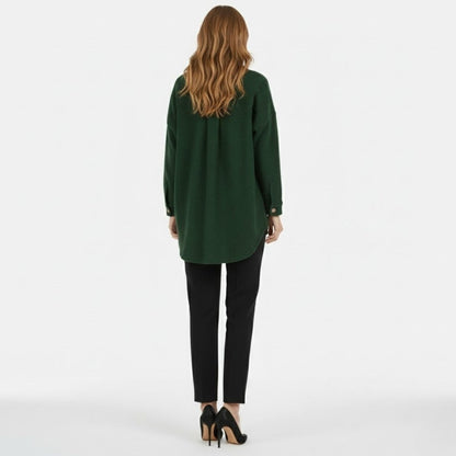 Donelle | Waffle Knit Shacket Relaxed Fit