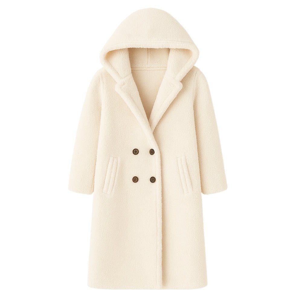 Elowen | Hooded Teddy Oversized Coat