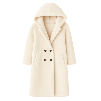Elowen | Hooded Teddy Oversized Coat