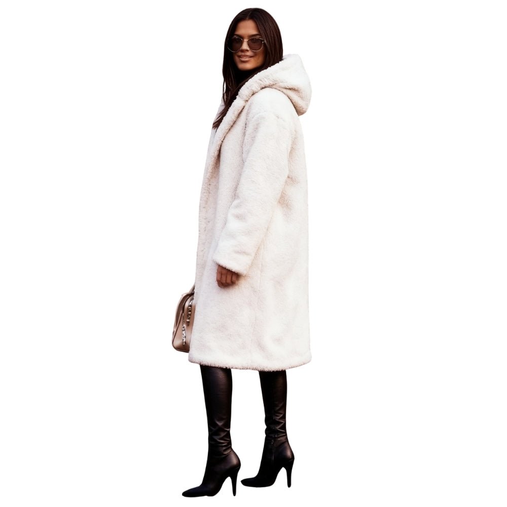 Elowen | Hooded Teddy Oversized Coat