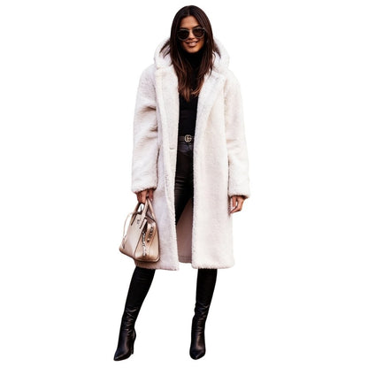 Elowen | Hooded Teddy Oversized Coat