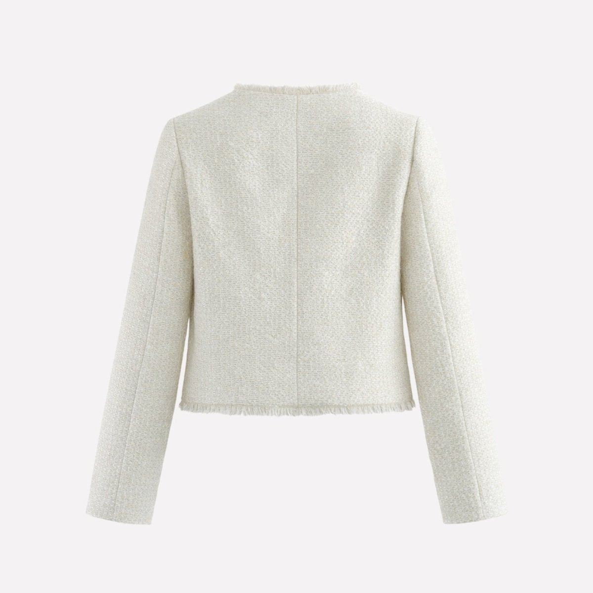 Colette | Cropped Bouclé Tweed Jacket