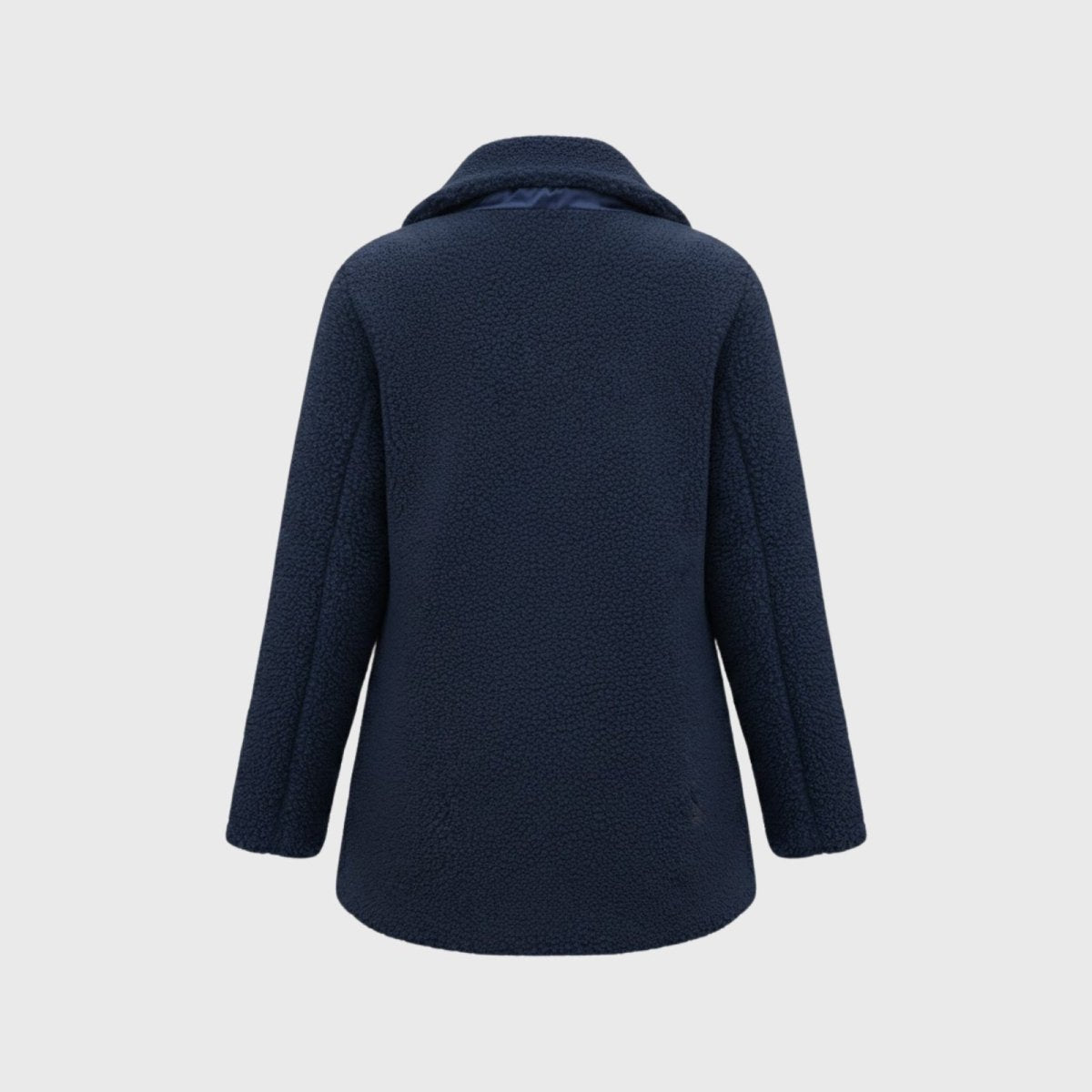 Claire | Double Breasted Bouclé Teddy Coat