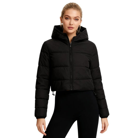 Inaya | Hooded Cropped Puffer Jacket