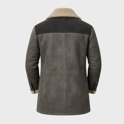 Hudson | Men's Suede Shearling Coat