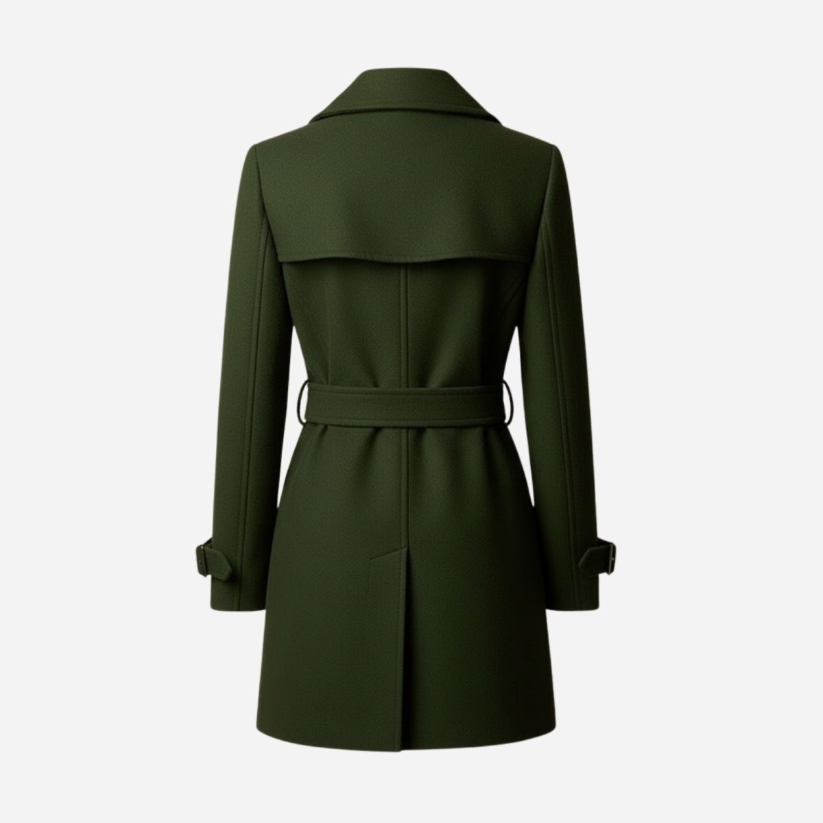 Valentina | Double Breasted Wool Trench Coat