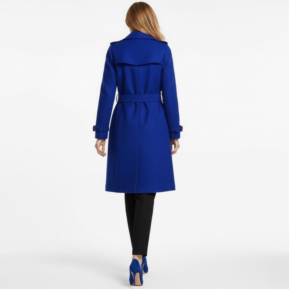 Valentina | Double Breasted Wool Trench Coat