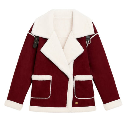 Cosette | Faux Shearling Aviator Jacket