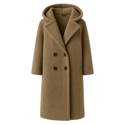 Elowen | Hooded Teddy Oversized Coat