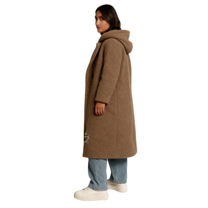 Elowen | Hooded Teddy Oversized Coat