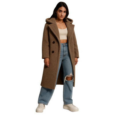 Elowen | Hooded Teddy Oversized Coat