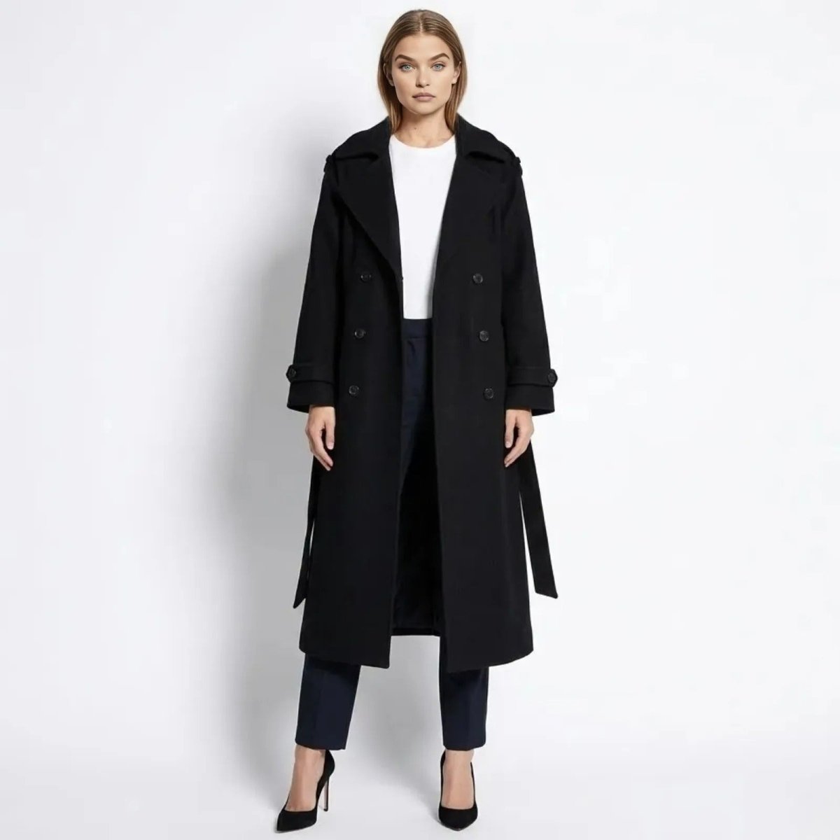 Rosamira | Double Breasted Wool Coat