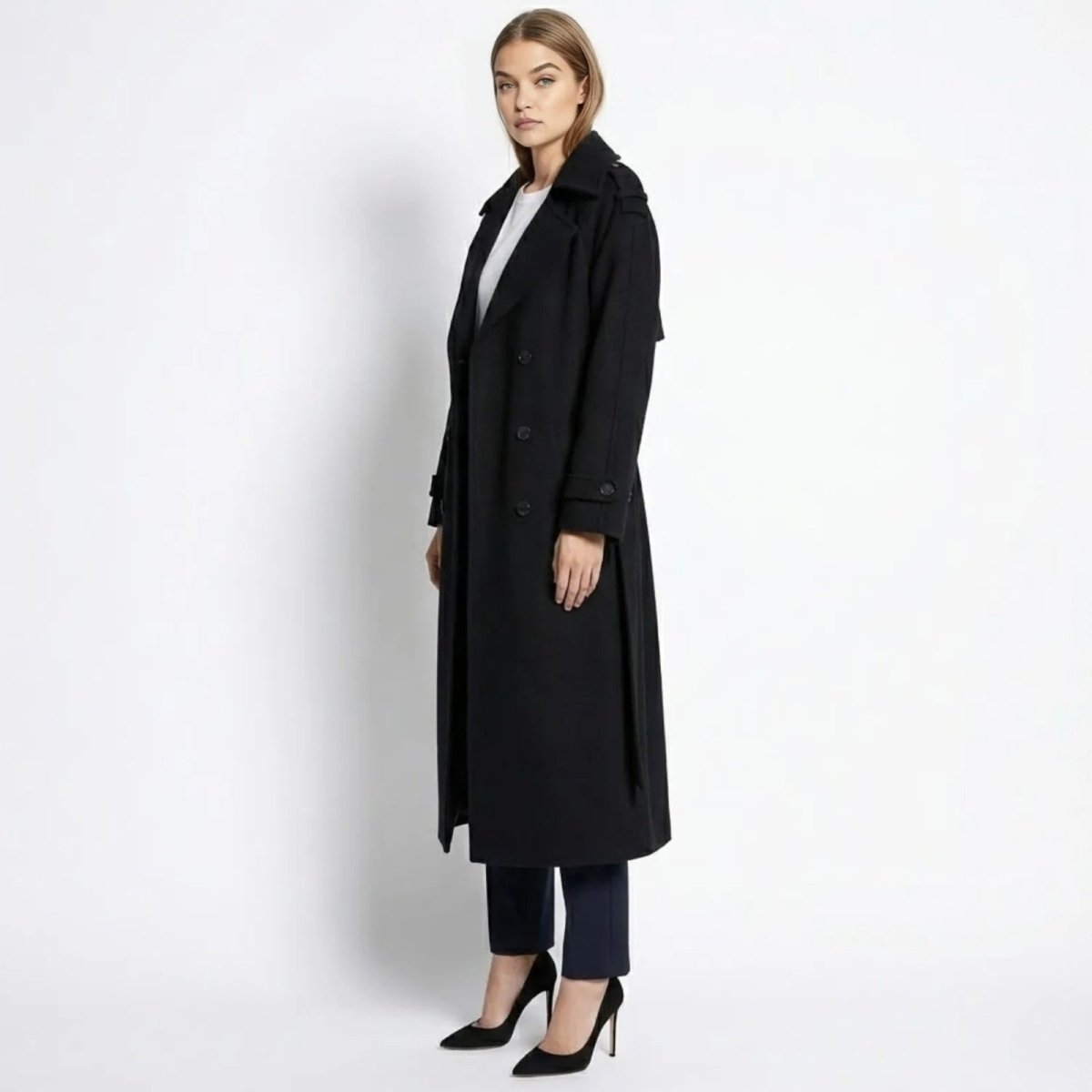 Rosamira | Double Breasted Wool Coat