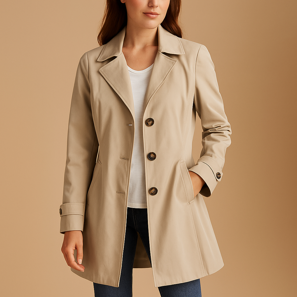 Luvira | Waterproof Long Rain Jacket