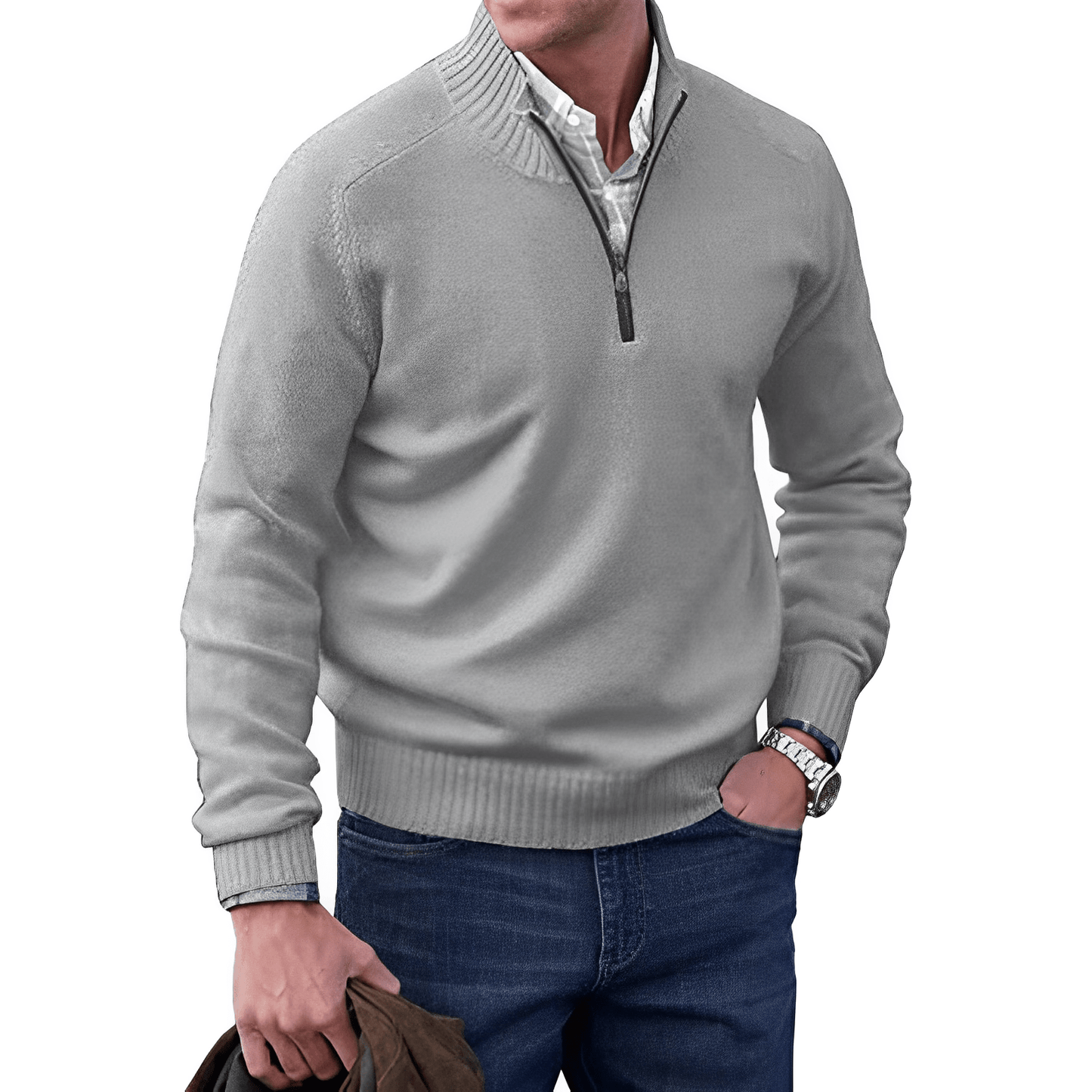 Connor | Men's Crew Neck Knit Sweater