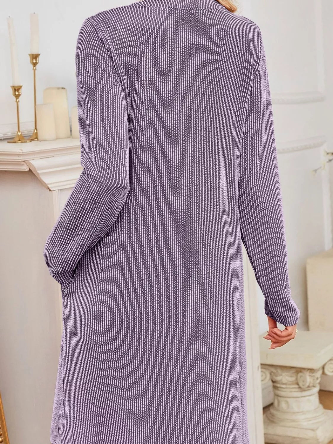 Maribel | Ribbed Knit Long Sleeve Dress